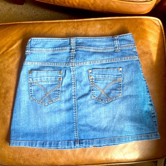 Denim Mini Skirt - Picture 2 of 4